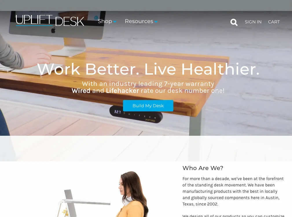 UPLIFT Desk